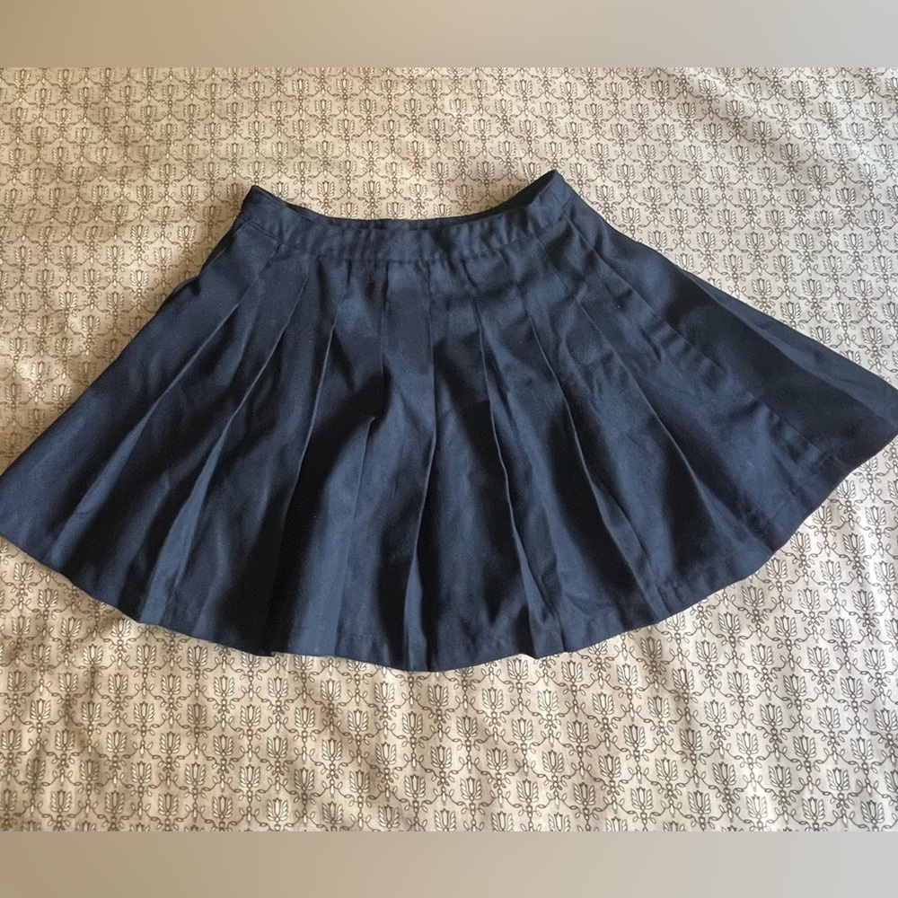 Pleated Black Skirt